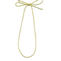 10" Gold Stretch Loop Ribbon & Bow